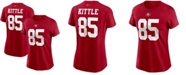 Nike Women's George Kittle Scarlet San Francisco 49Ers Name Number T-shirt